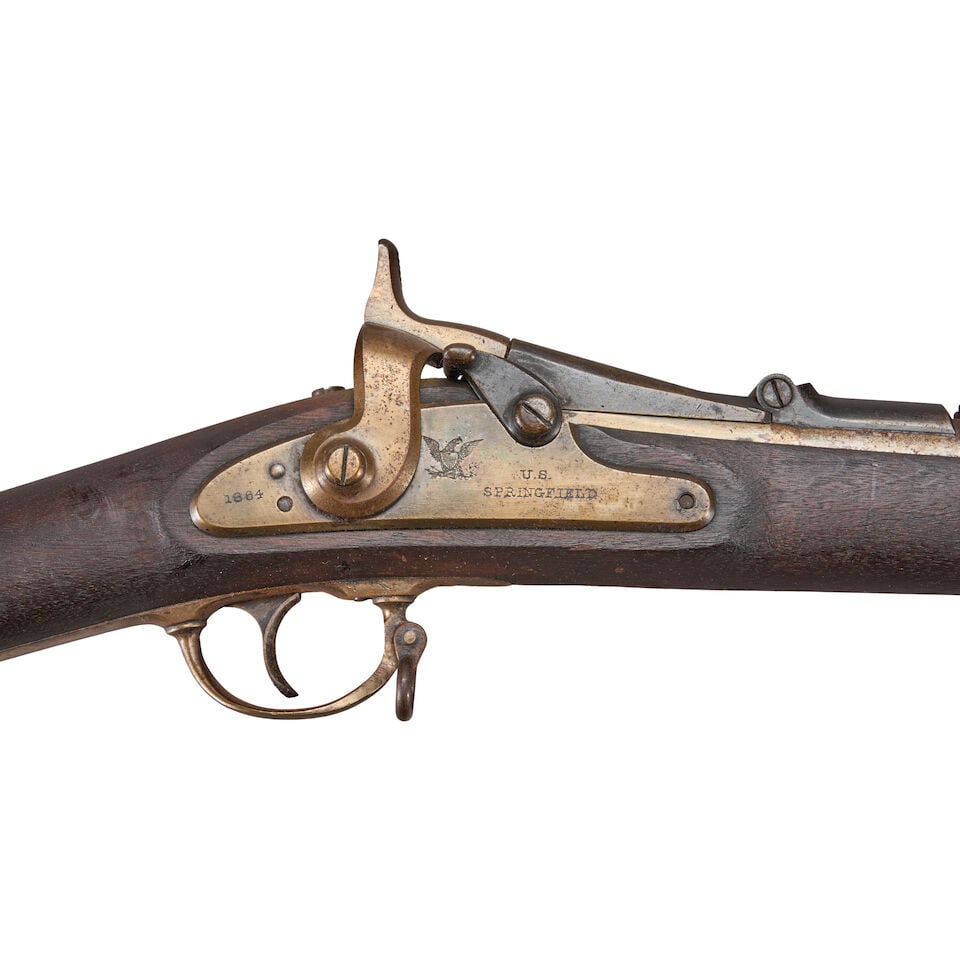 A U.S. MODEL 1866 (SECOND MODEL) ALLIN CONVERSION RIFLE, - 4