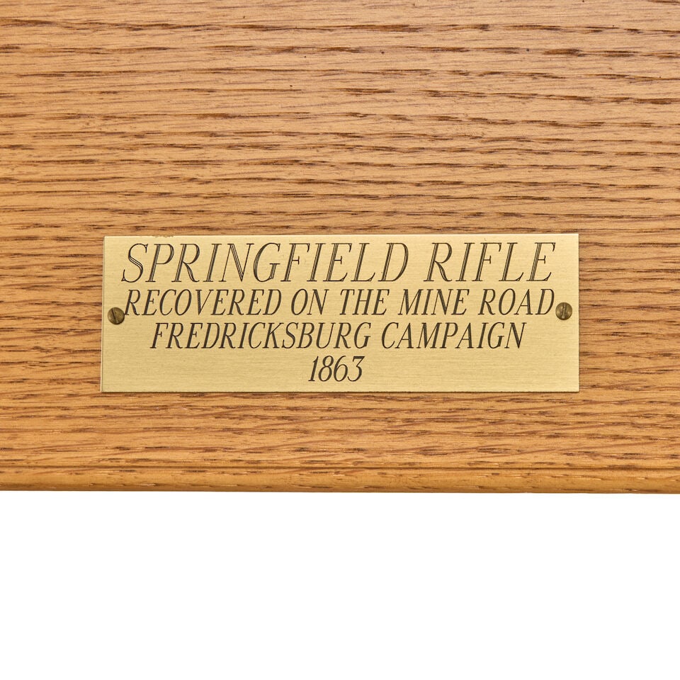 A RELIC U.S. MODEL 1861 SPRINGFIELD RIFLE MUSKET RECOVERED AT FREDERICKSBURG, VIRGINIA. - 2