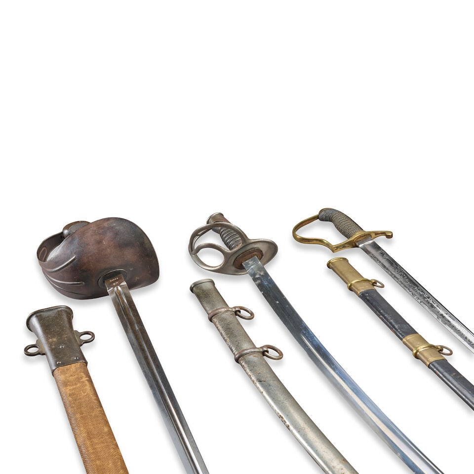 THREE INDIAN WARS TO WORLD WAR I AMERICAN SWORDS. - 2