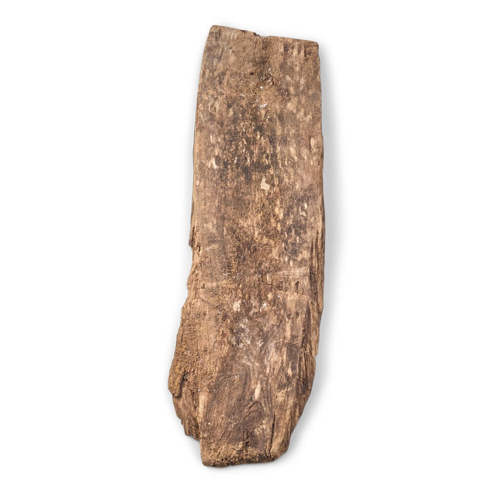A CIVIL WAR TEMPORARY WOOD PLANK GRAVE MARKER. - 2