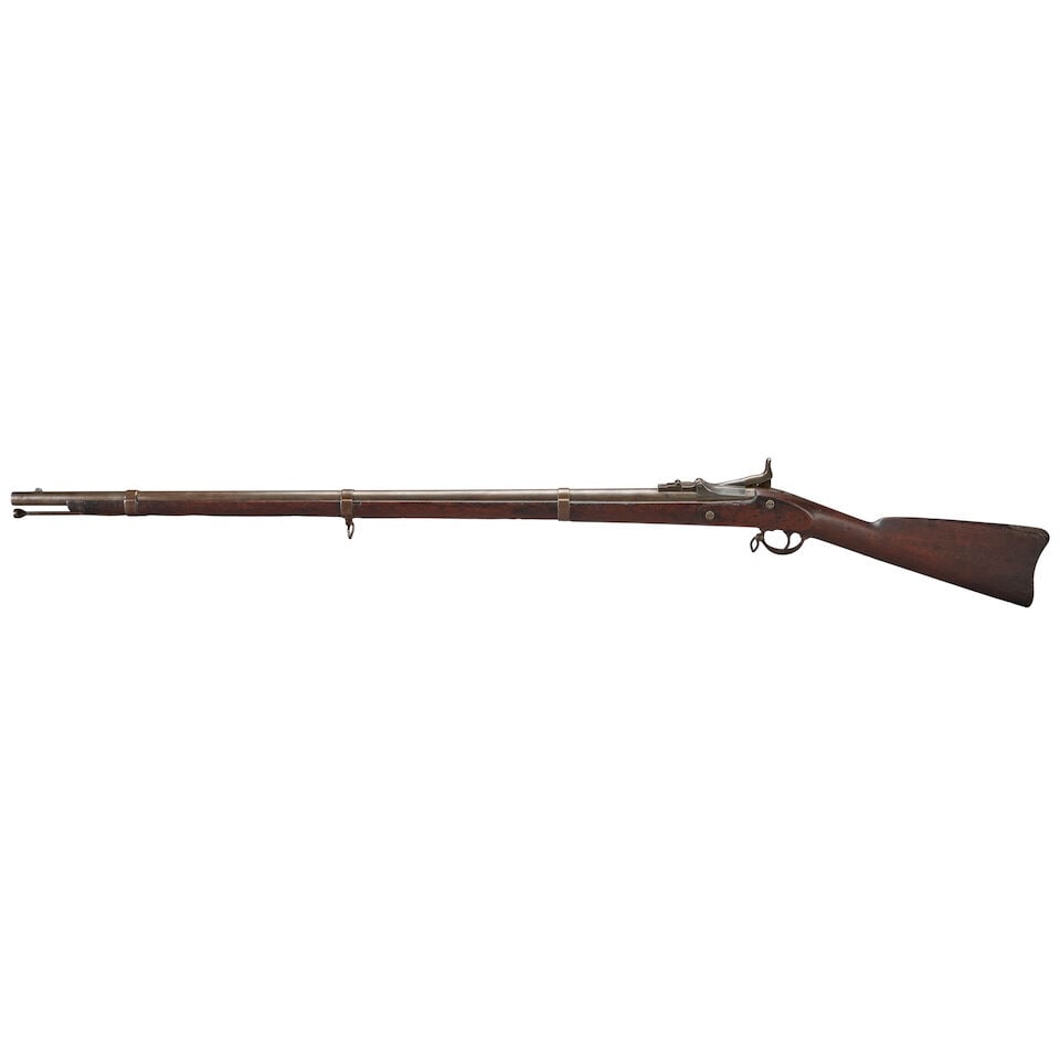 A U.S. MODEL 1865 (FIRST MODEL) ALLIN CONVERSION BREECH LOADING RIFLE, - 3