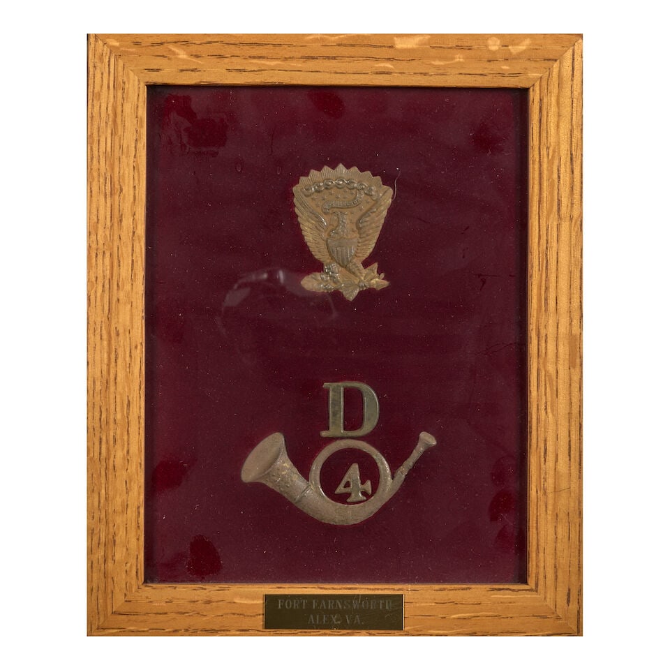 A COLLECTION OF CIVIL WAR RELICS, MOUNTED IN EIGHT FRAMES. - 2