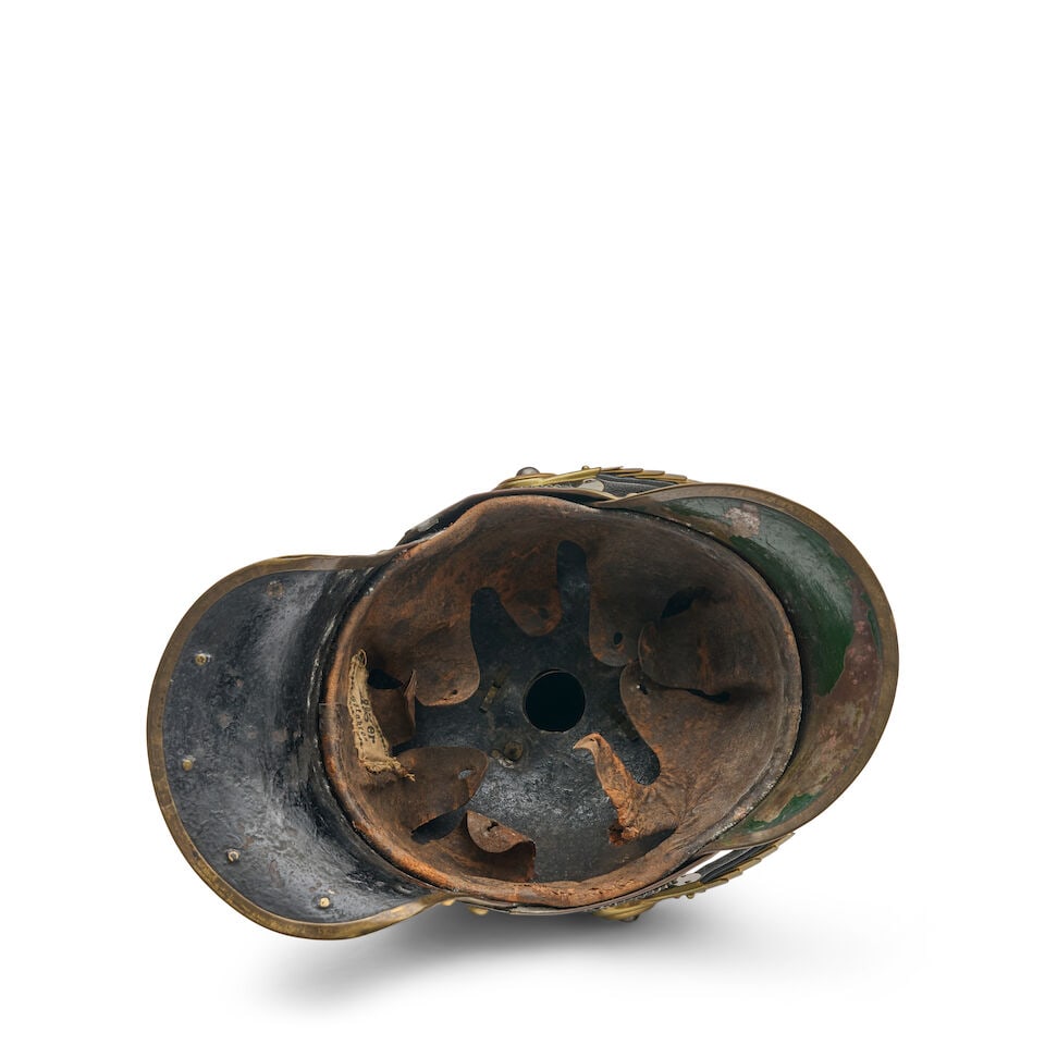 AN IMPERIAL GERMAN MODEL 1889 KURASSIER SPIKED HELMET. - 2