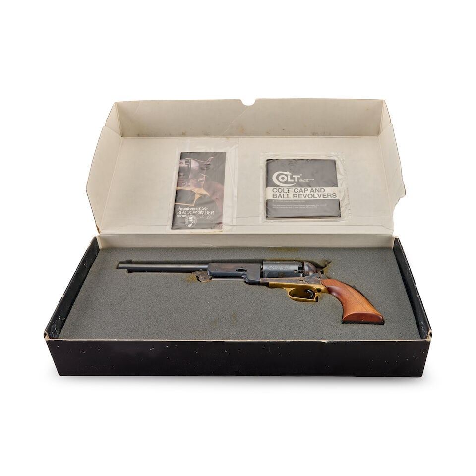 A COLT AUTHENTIC SERIES WALKER REVOLVER WITH BOX AND PAPERS. (1 of 4)
