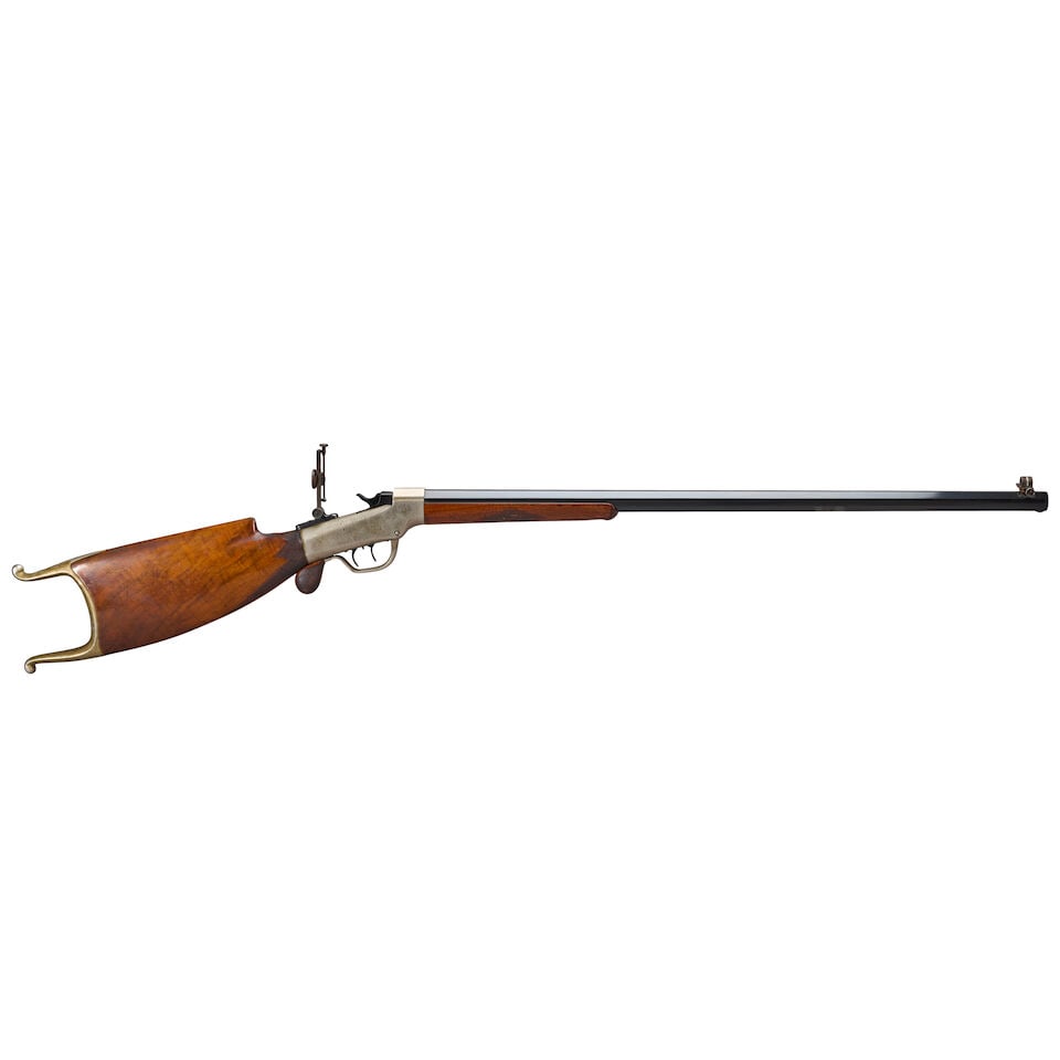 A MARLIN-BALLARD NO. 6 1/2 SCHUETZEN RIFLE, - 2