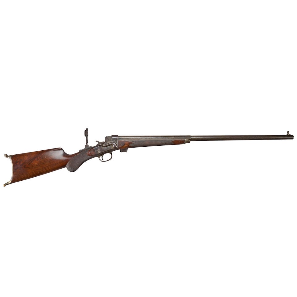 A REMINGTON-HEPBURN NO. 3 MATCH RIFLE, - 2