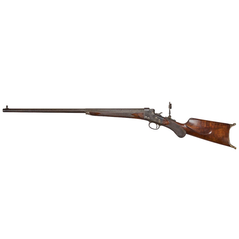 A REMINGTON-HEPBURN NO. 3 MATCH RIFLE, - 3