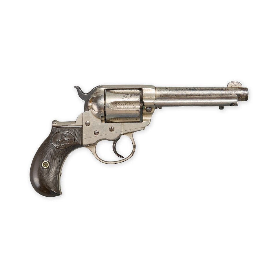 A COLT MODEL 1877 'THUNDERER' DOUBLE ACTION REVOLVER, (1 of 4)