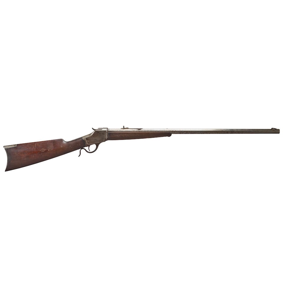 A WINCHESTER MODEL 1885 HIGHWALL RIFLE, - 2