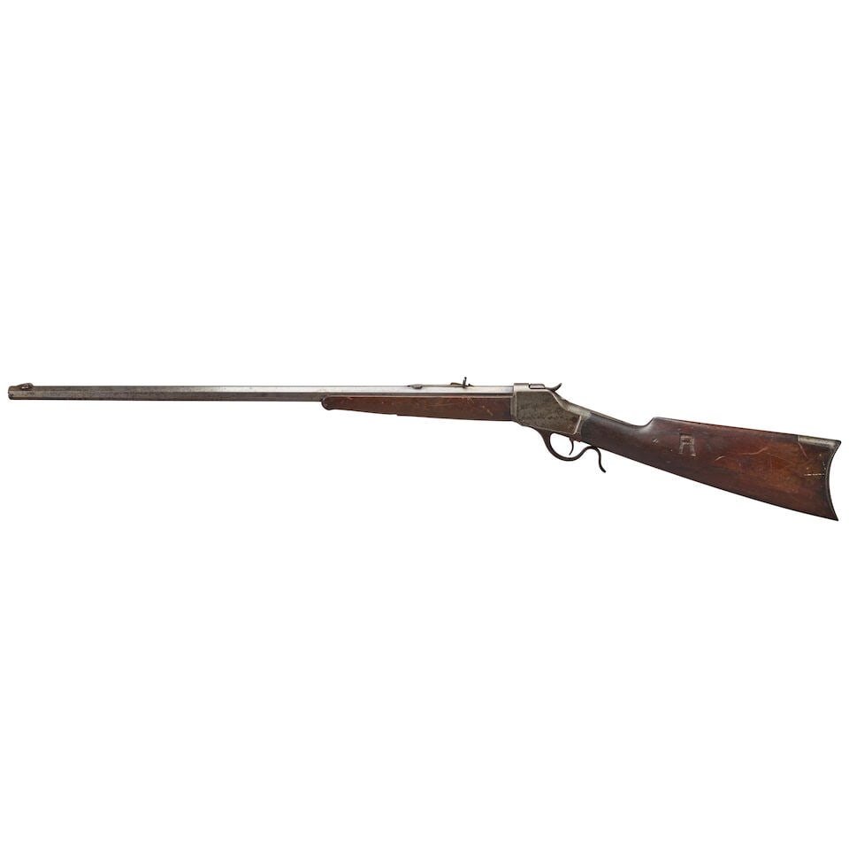 A WINCHESTER MODEL 1885 HIGHWALL RIFLE, - 3