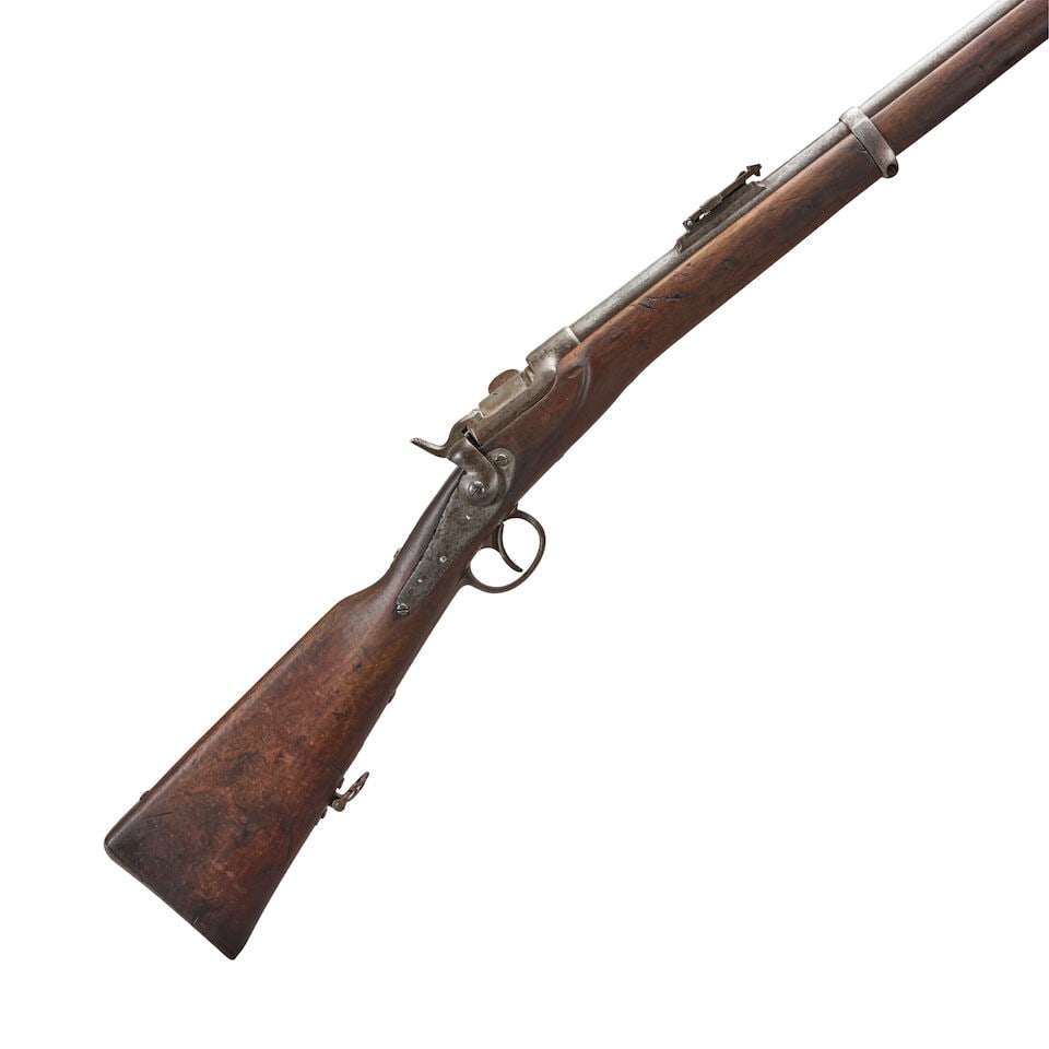 AN AUSTRIAN MODEL 1867 WERNDL-HOLUB SINGLE-SHOT RIFLE. (1 of 4)