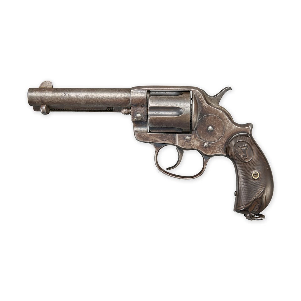 A COLT MODEL 1878 FRONTIER SIX SHOOTER DOUBLE ACTION REVOLVER, - 2