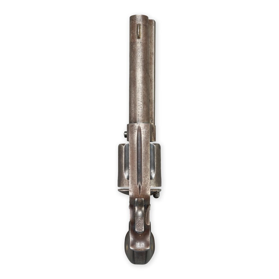 A COLT MODEL 1878 FRONTIER SIX SHOOTER DOUBLE ACTION REVOLVER, - 3