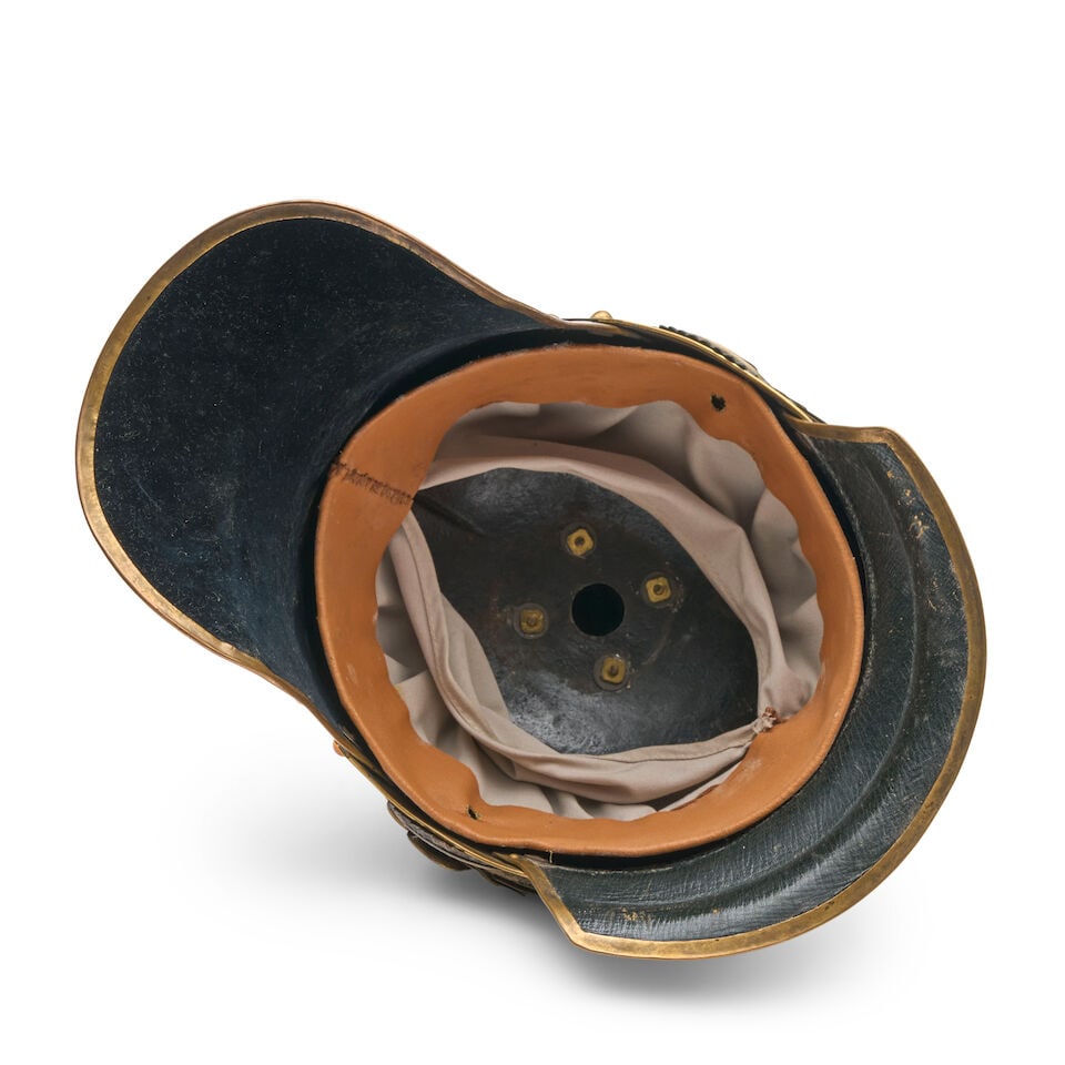 AN IMPERIAL GERMAN MODEL 1867 KURASSIER OFFICER'S HELMET. - 2