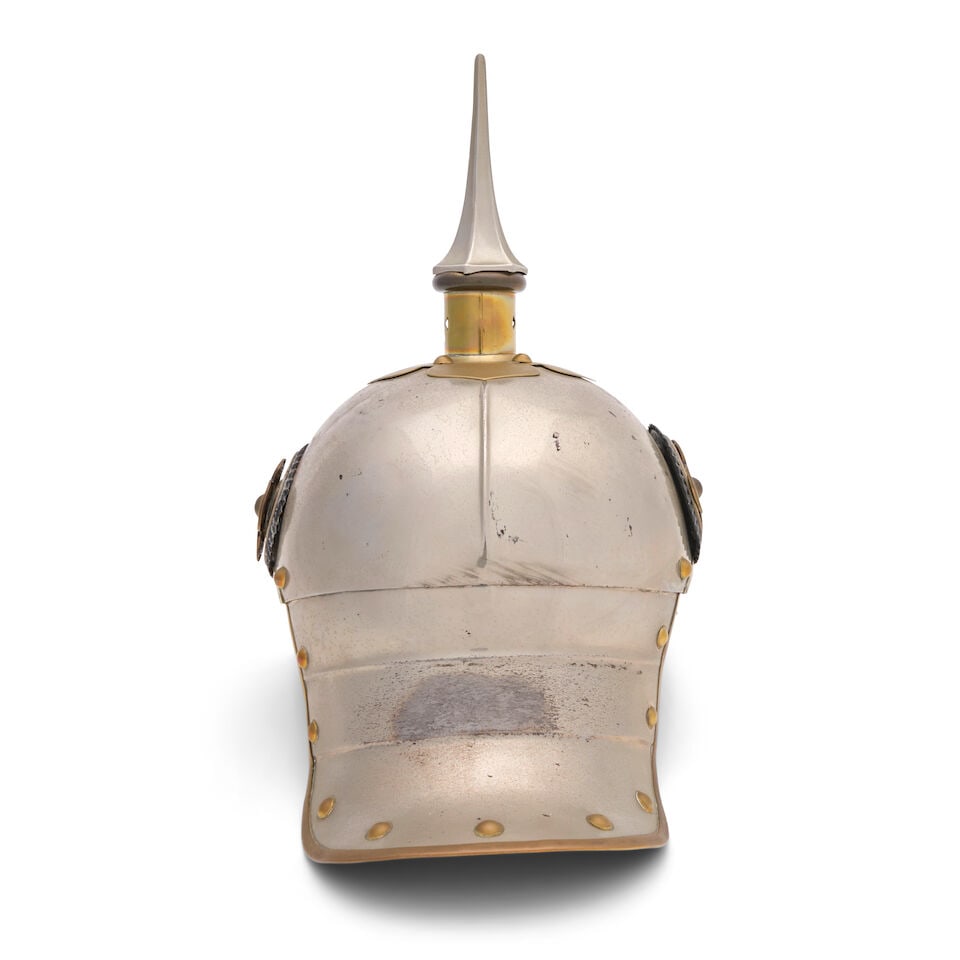 AN IMPERIAL GERMAN MODEL 1867 KURASSIER OFFICER'S HELMET. - 5