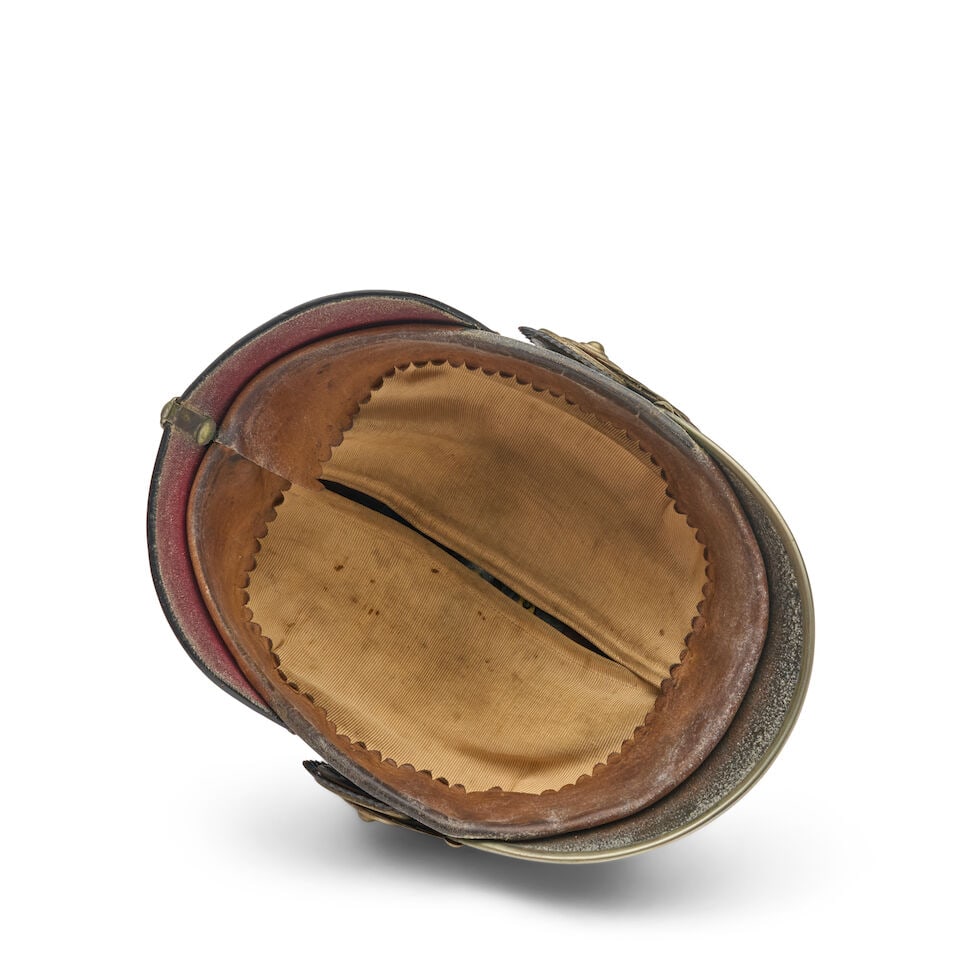 AN IMPERIAL GERMAN OFFICER'S PICKELHAUBE HELMET. - 3
