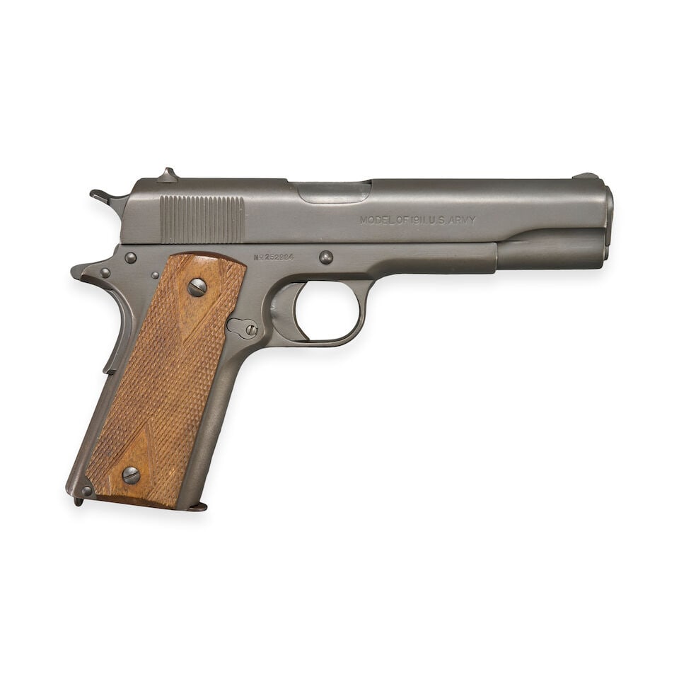 A REFURBISHED COLT MODEL 1911 PISTOL. Curio or Relic firearm (1 of 4)