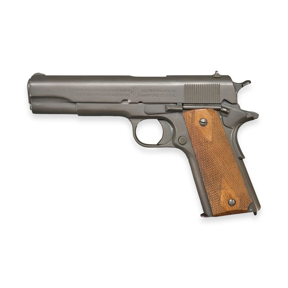 A REFURBISHED COLT MODEL 1911 PISTOL. Curio or Relic firearm - 2