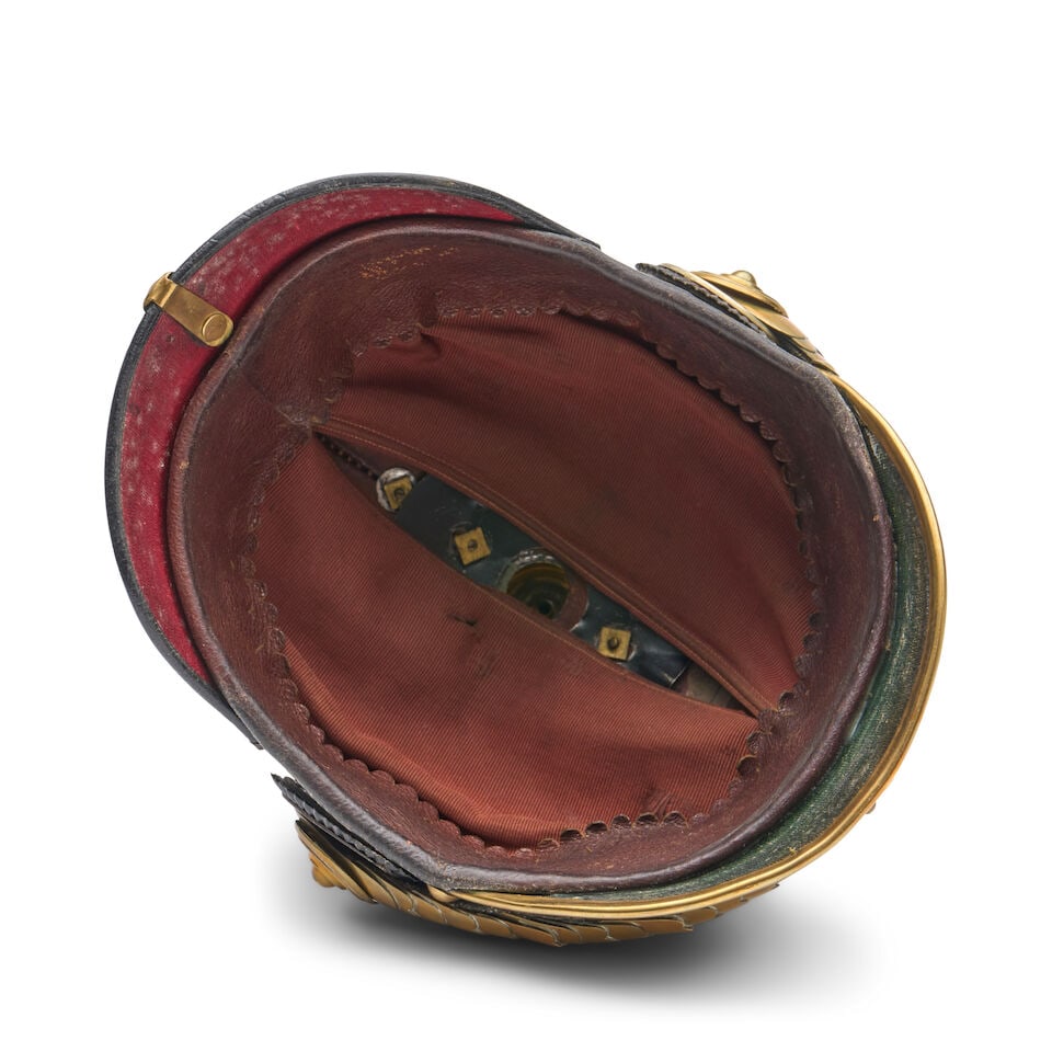 AN IMPERIAL GERMAN OFFICER'S PICKELHAUBE HELMET. - 3