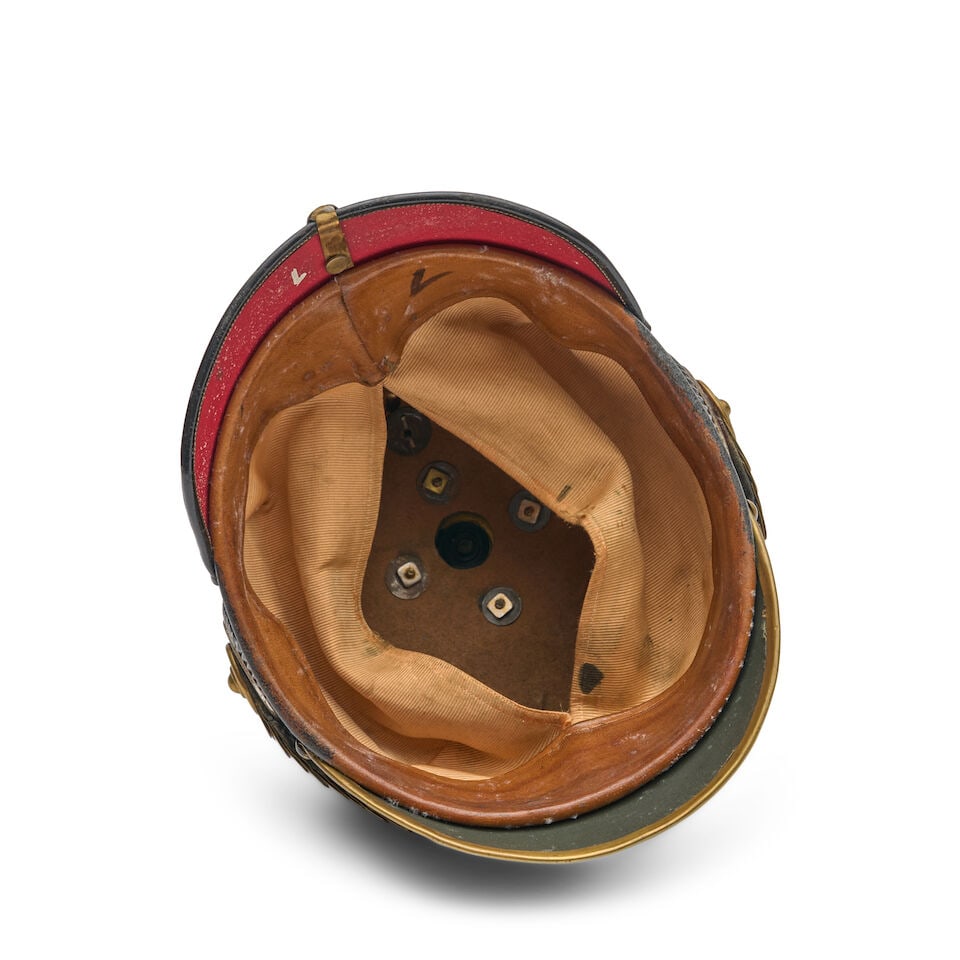 AN IMPERIAL GERMAN LANDWEHR OFFICER'S PIKELHAUBE HELMET. - 2