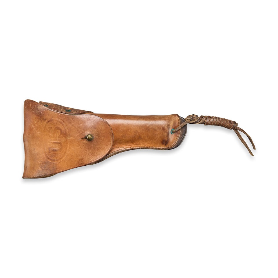 A WORLD WAR II COLT MODEL 1911A1 MILITARY PISTOL AND HOLSTER, Curio or Relic firearm - 5