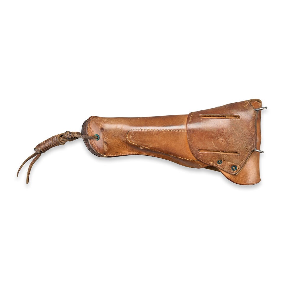 A WORLD WAR II COLT MODEL 1911A1 MILITARY PISTOL AND HOLSTER, Curio or Relic firearm - 6