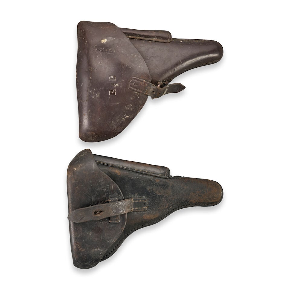 A WORLD WAR I DWM P.08 LUGER PISTOL AND HOLSTER, Curio or Relic firearm - 5