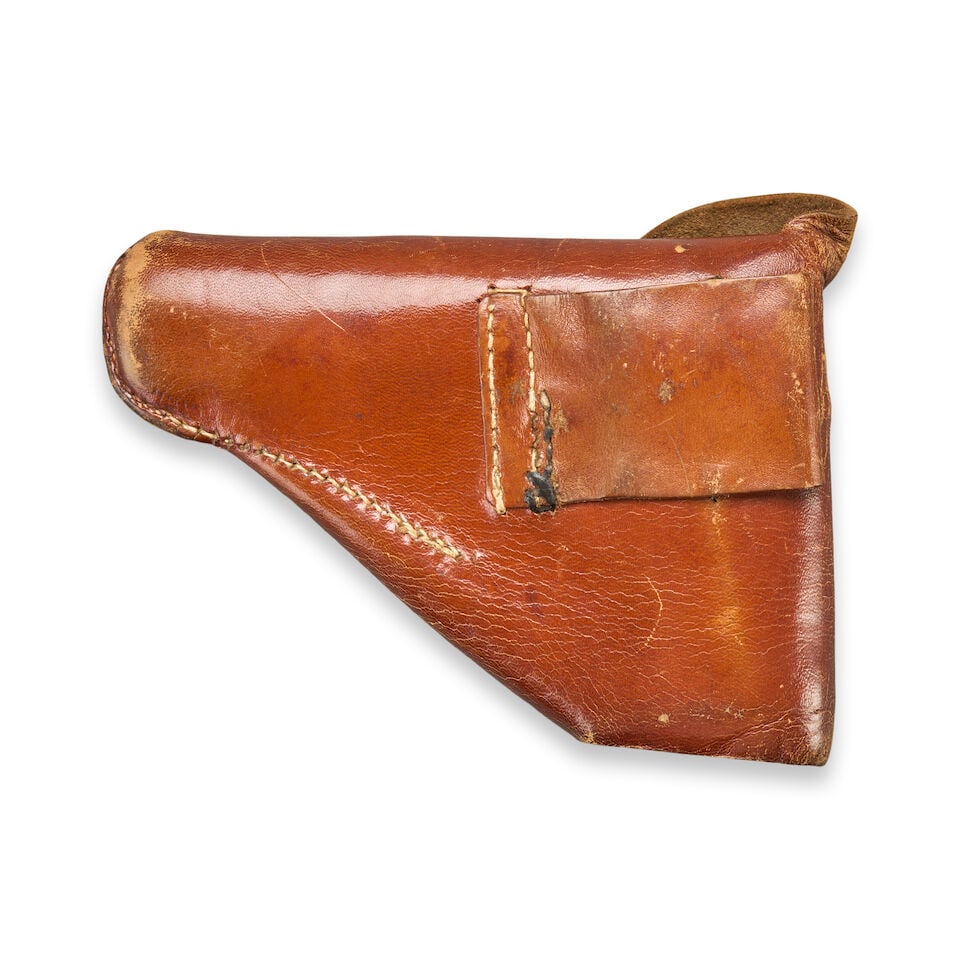 A WORLD WAR II WALTHER MODEL PP PISTOL WITH GERMAN MILITARY MARKINGS AND HOLSTER. Curio or Relic... - 6