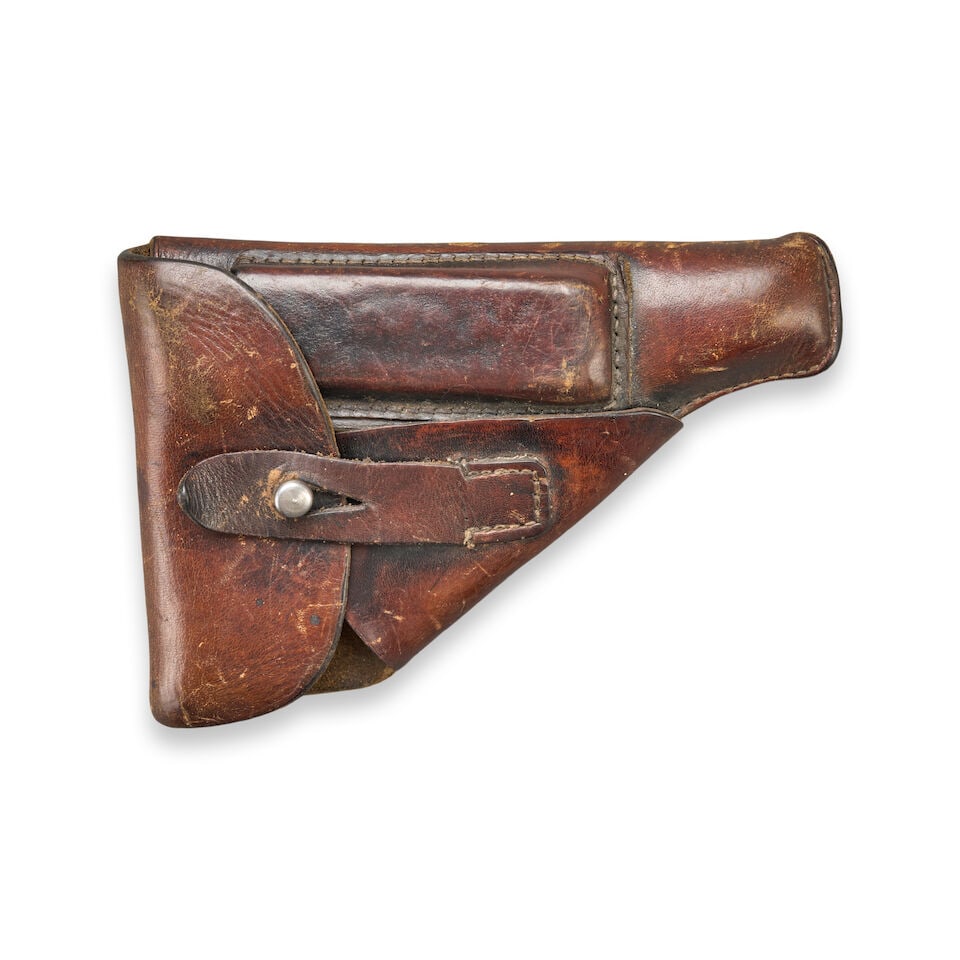A WORLD WAR II MAUSER MODEL HSc PISTOL WITH GERMAN MILITARY MARKINGS AND HOLSTER. Curio or Relic... - 5