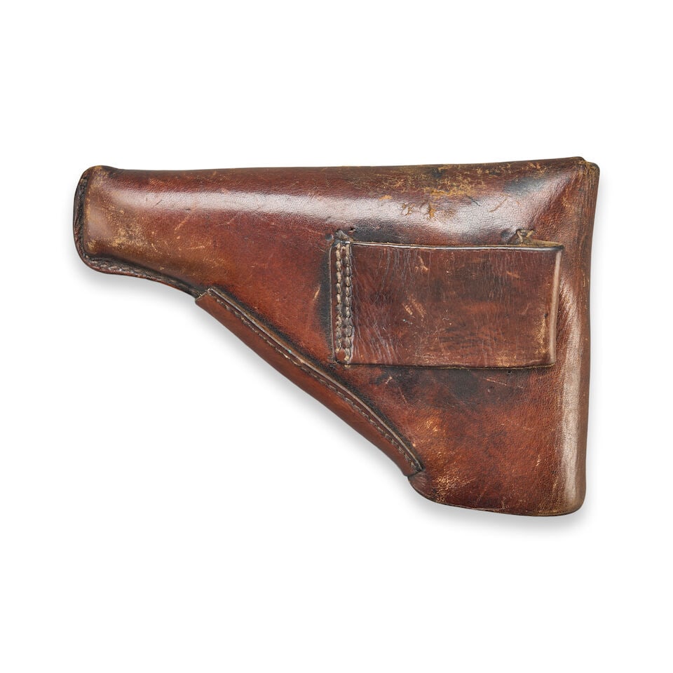 A WORLD WAR II MAUSER MODEL HSc PISTOL WITH GERMAN MILITARY MARKINGS AND HOLSTER. Curio or Relic... - 6