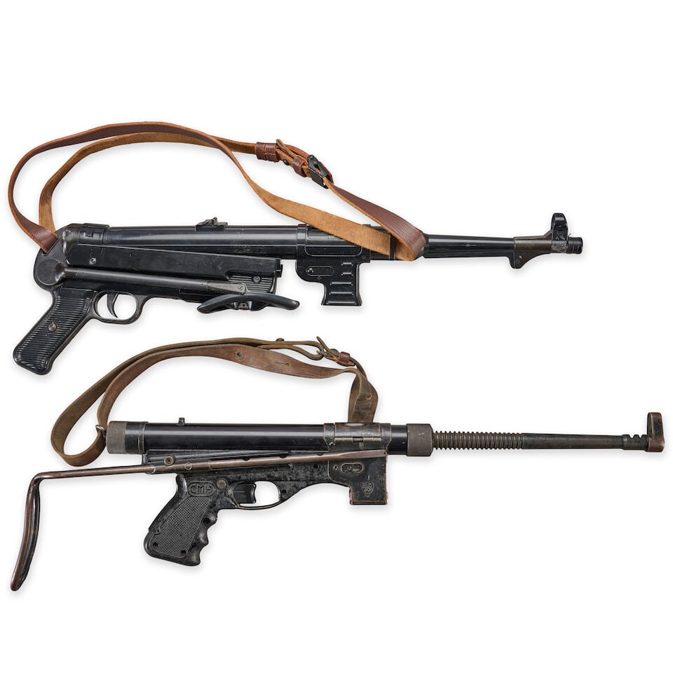 TWO INERT WORLD WAR II FIREARMS. (1 of 2)