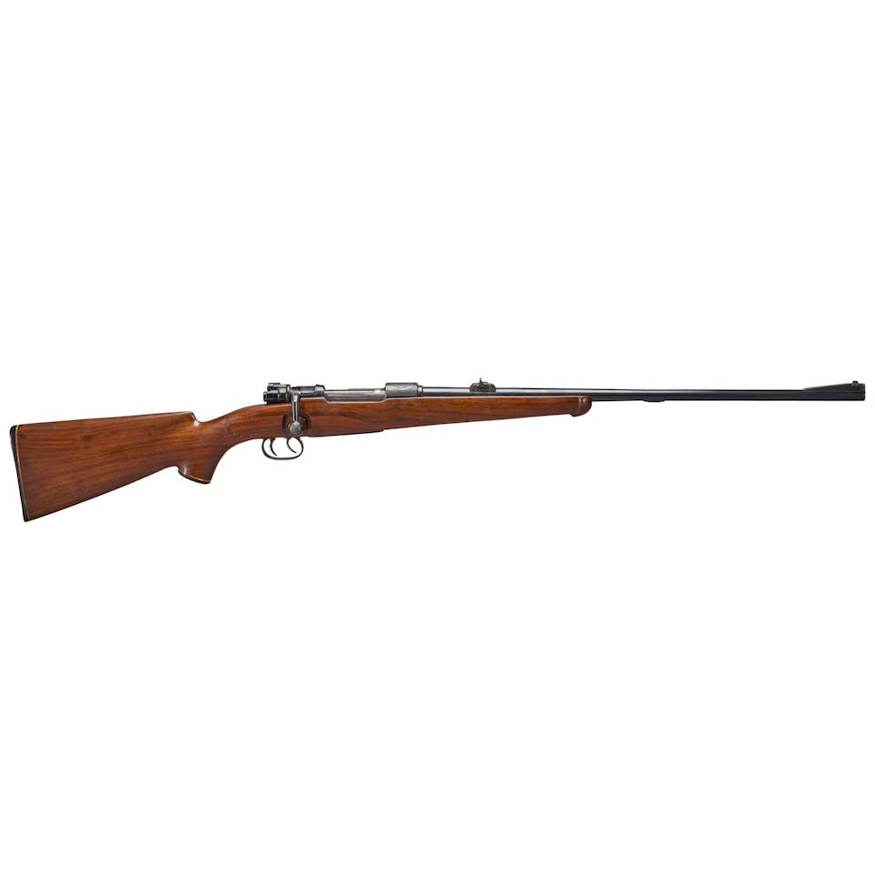 A MAUSER-TYPE BOLT ACTION SPORTING RIFLE. Curio or Relic firearm - 2