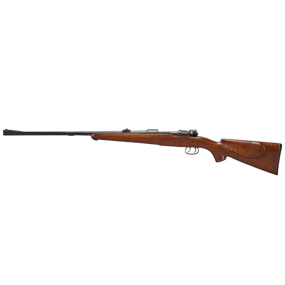 A MAUSER-TYPE BOLT ACTION SPORTING RIFLE. Curio or Relic firearm - 3