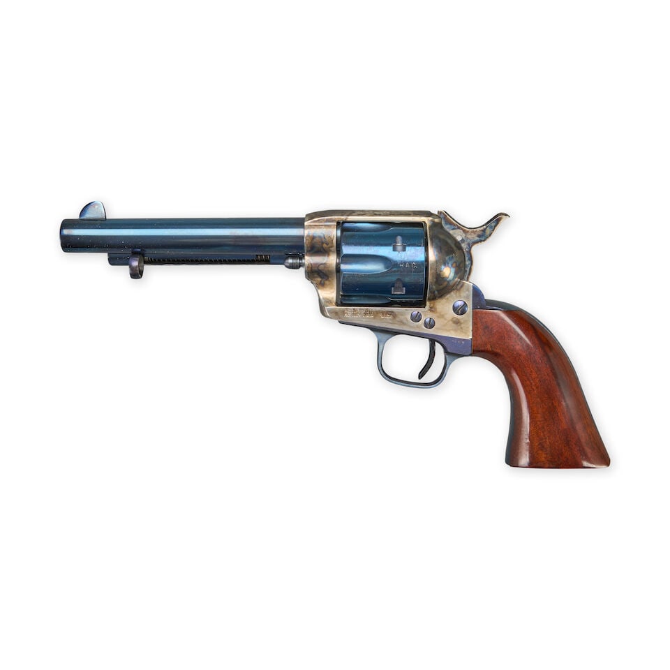 A REPRODUCTION COLT 1873 SINGLE ACTION ARMY REVOLVER. Modern firearm - 2