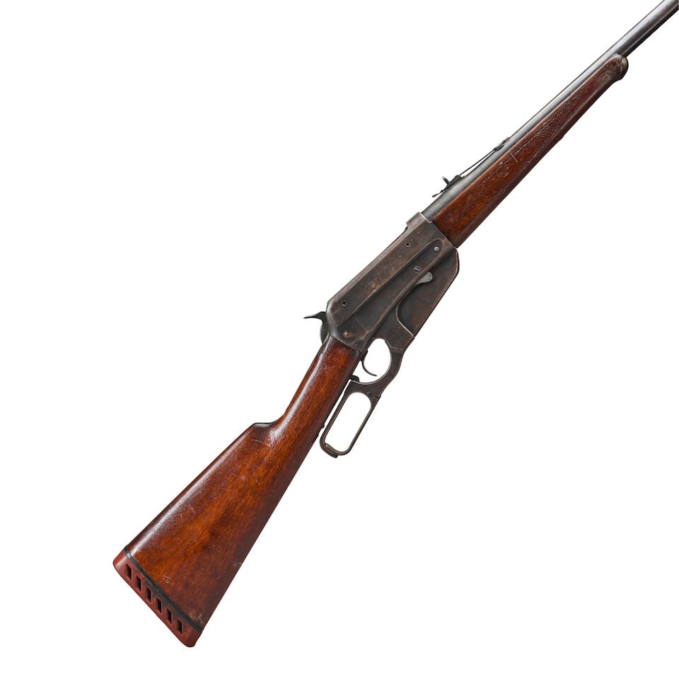A WINCHESTER MODEL 1895 LEVER ACTION RIFLE, Curio or Relic firearm (1 of 3)