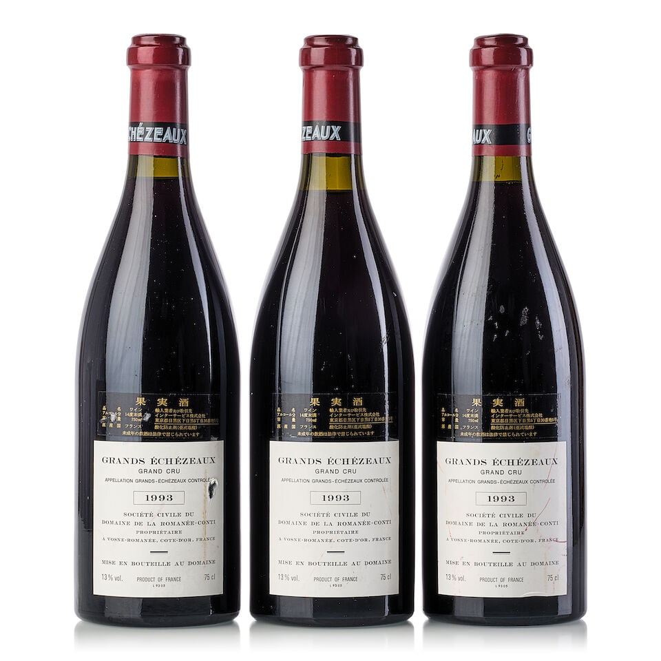 Domaine de la Romanée-Conti Grands Echézeaux, 1993 (3x 750ml) - 2