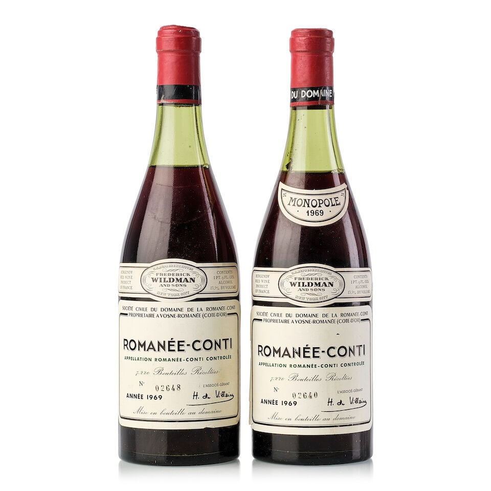 Domaine de la Romanée-Conti Romanée Conti, 1969 (2x 750ml) (1 of 3)