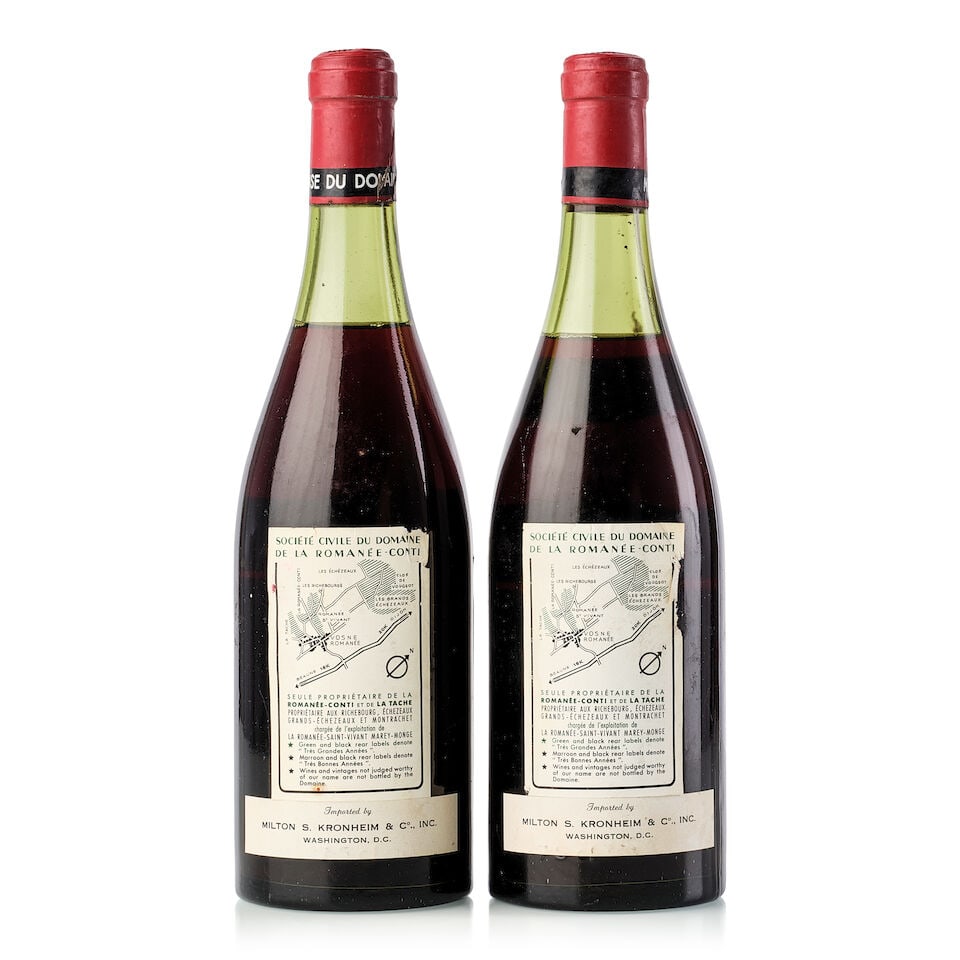 Domaine de la Romanée-Conti Romanée Conti, 1969 (2x 750ml) - 2