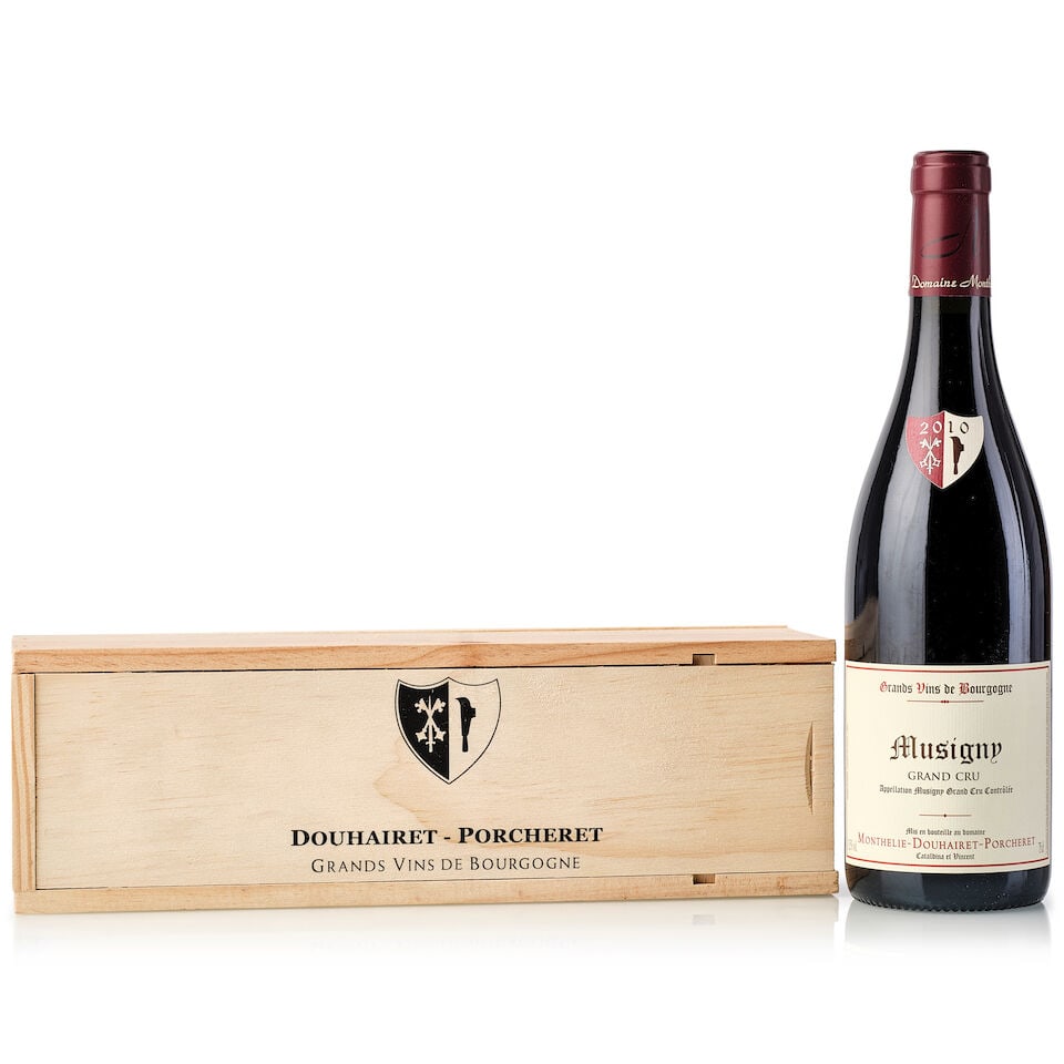 Domaine Douhairet Porcheret Musigny, 2010 (1x 750ml): Domaine Douhairet Porcheret Musigny, 2010 (1x 750ml) Region: Burgundy Packaging: owc For further information on this lot please visit Bonhams.com For further information about this lot please