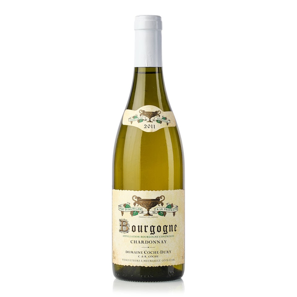 Domaine Coche Dury Bourgogne Blanc, 2011 (1x 750ml): Domaine Coche Dury Bourgogne Blanc, 2011 (1x 750ml) Region: Burgundy Cork: signs of old seepage For further information on this lot please visit Bonhams.com For further information about this lot plea