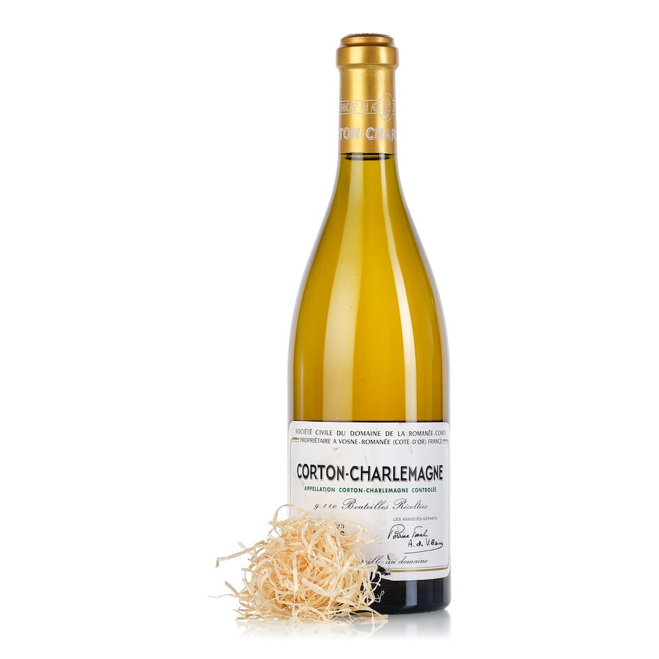Domaine de la Romanée-Conti Corton Charlemagne, 2019 (1x 750ml): Domaine de la Romanée-Conti Corton Charlemagne, 2019 (1x 750ml) Region: Burgundy Label: slightly torn, slightly stained For further information on this lot please visit Bonhams.com For further in