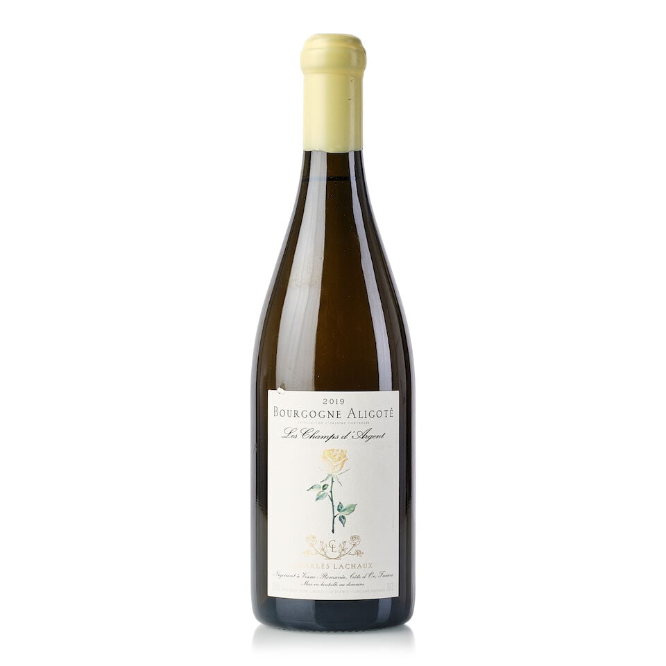 Charles Lachaux Bourgogne Aligoté Les Champs d'Argent, 2019 (1x 750ml): Charles Lachaux Bourgogne Aligoté Les Champs d'Argent, 2019 (1x 750ml) Region: Burgundy Label: slightly nicked For further information on this lot please visit Bonhams.com For further information