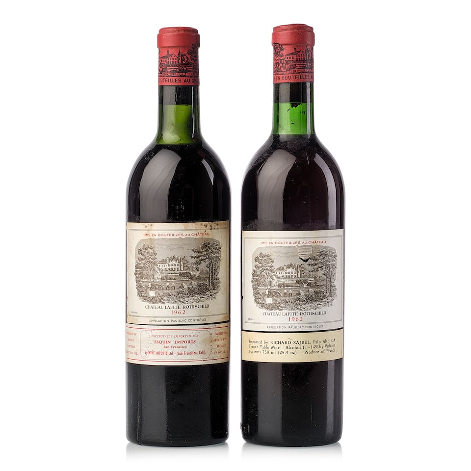 Château Lafite Rothschild, 1962 (2x 750ml) (1 of 2)