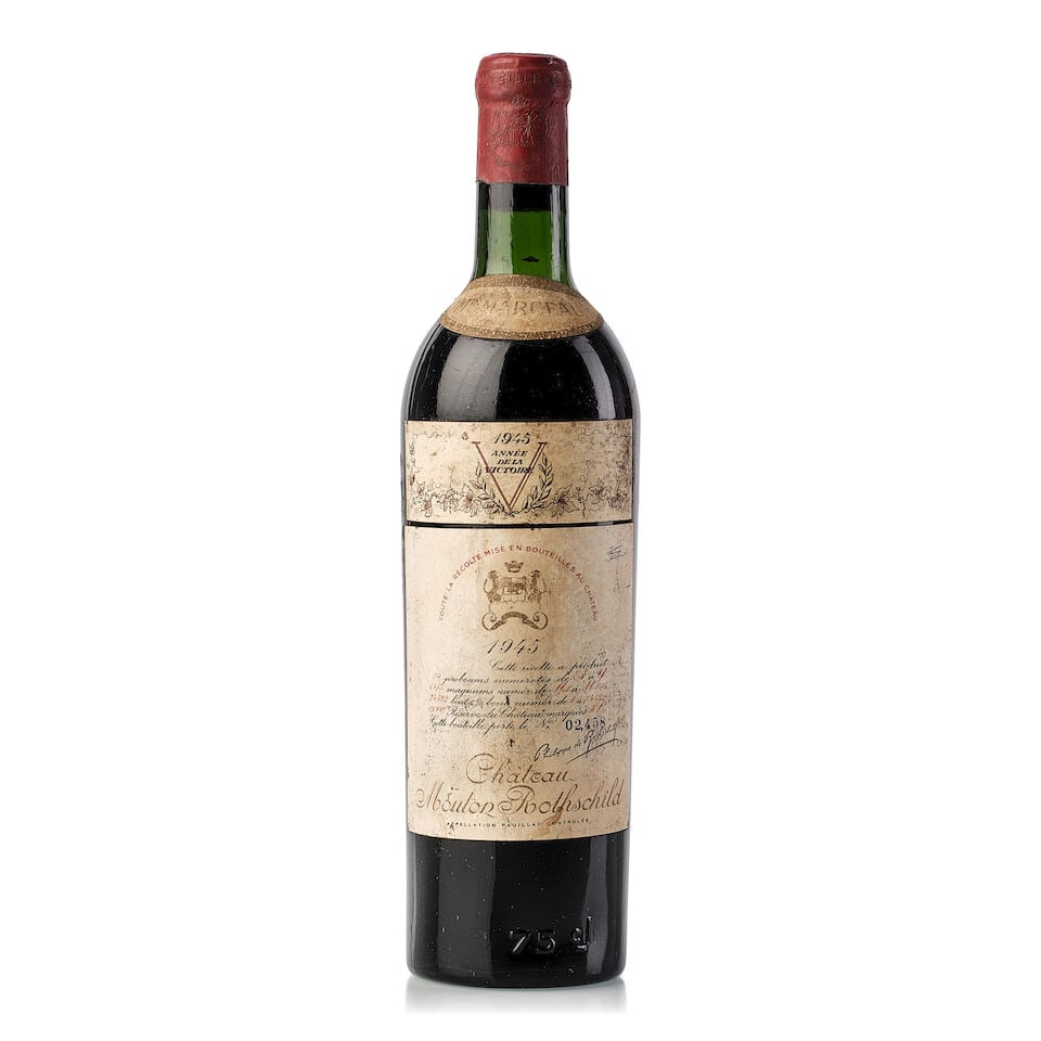 Château Mouton Rothschild, 1945 (1x 750ml) (1 of 2)