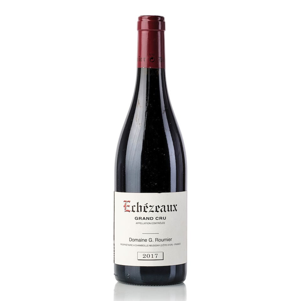 Domaine G. Roumier Echézeaux, 2017 (1x 750ml): Domaine G. Roumier Echézeaux, 2017 (1x 750ml) Region: Burgundy Capsule: with prooftag Label: slightly nicked For further information on this lot please visit Bonhams.com For further information a