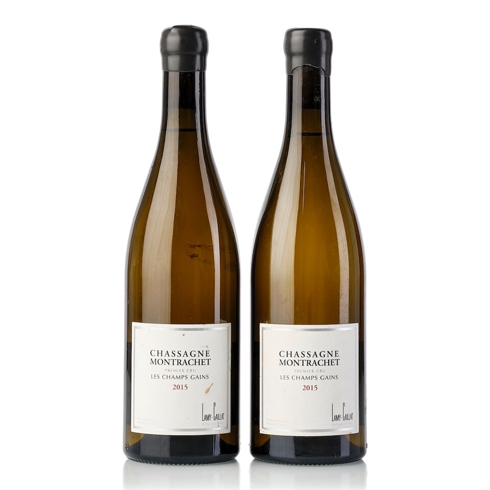 Domaine Lamy-Caillat Chassagne Montrachet Les Champs Gains, 2015 (2x 750ml) (1 of 2)