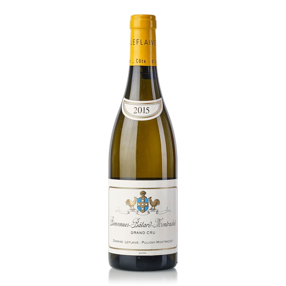 Domaine Leflaive Bienvenues Bâtard Montrachet, 2015 (1x 750ml): Domaine Leflaive Bienvenues Bâtard Montrachet, 2015 (1x 750ml) Region: Burgundy Capsule: slightly scuffed Label: slightly wrinkled, slightly bin-soiled For further information on this lot please 