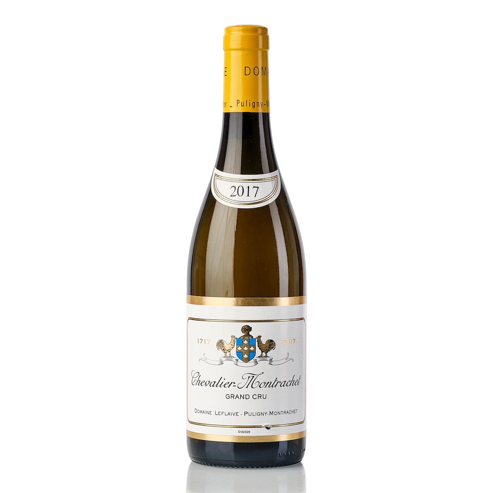Domaine Leflaive Chevalier Montrachet, 2017 (1x 750ml): Domaine Leflaive Chevalier Montrachet, 2017 (1x 750ml) Region: Burgundy Capsule: with prooftag Label: nicked front and back labels For further information on this lot please visit Bonhams.com For furt
