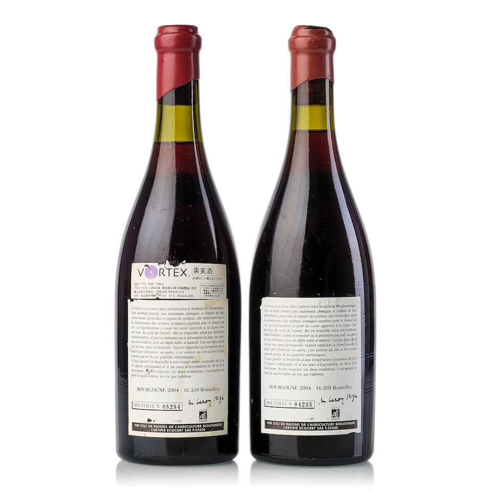 Domaine Leroy Bourgogne Rouge, 2004 (2x 750ml) - 2