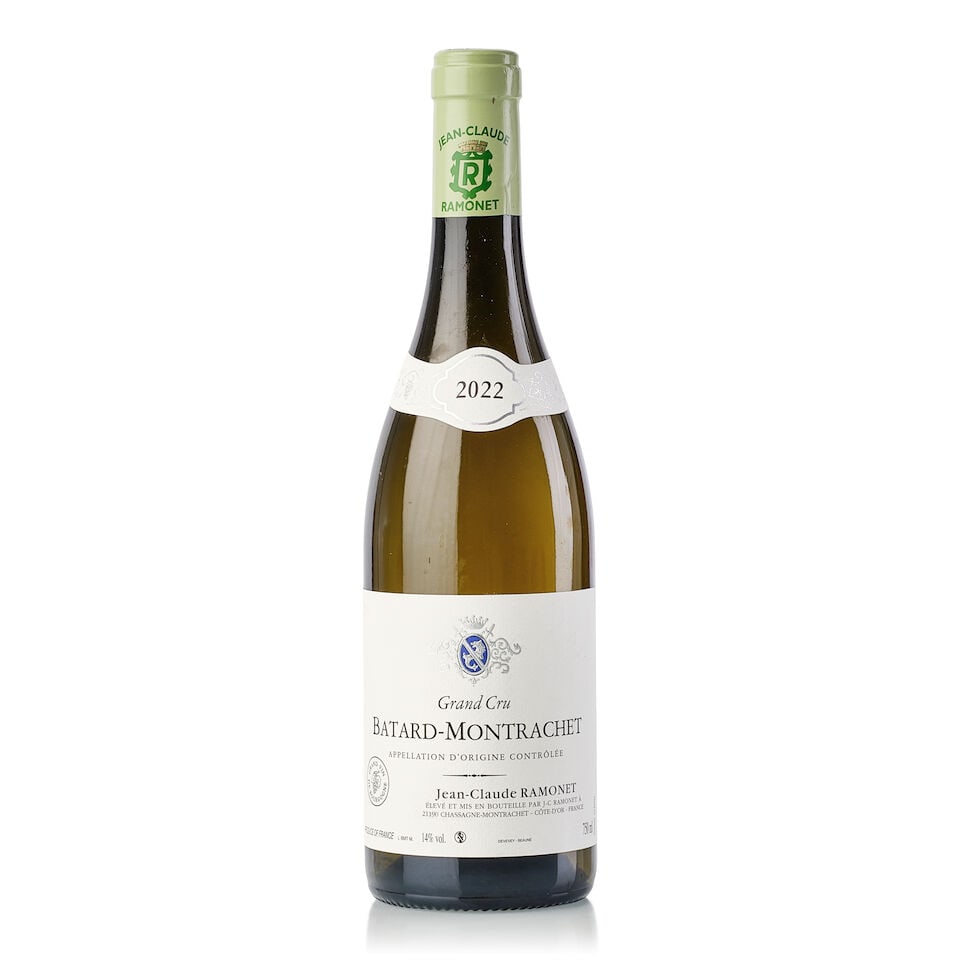 Jean Claude Ramonet Bâtard Montrachet, 2022 (1x 750ml): Jean Claude Ramonet Bâtard Montrachet, 2022 (1x 750ml) Region: Burgundy For further information on this lot please visit Bonhams.com For further information about this lot please